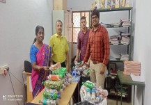 Swatch Bharath Mission Bhumi Kaappan Programme and Actively Collected Green Bricks